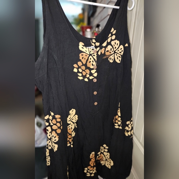 Sleeveless Hawaiian Print Dress - Picture 4 of 7